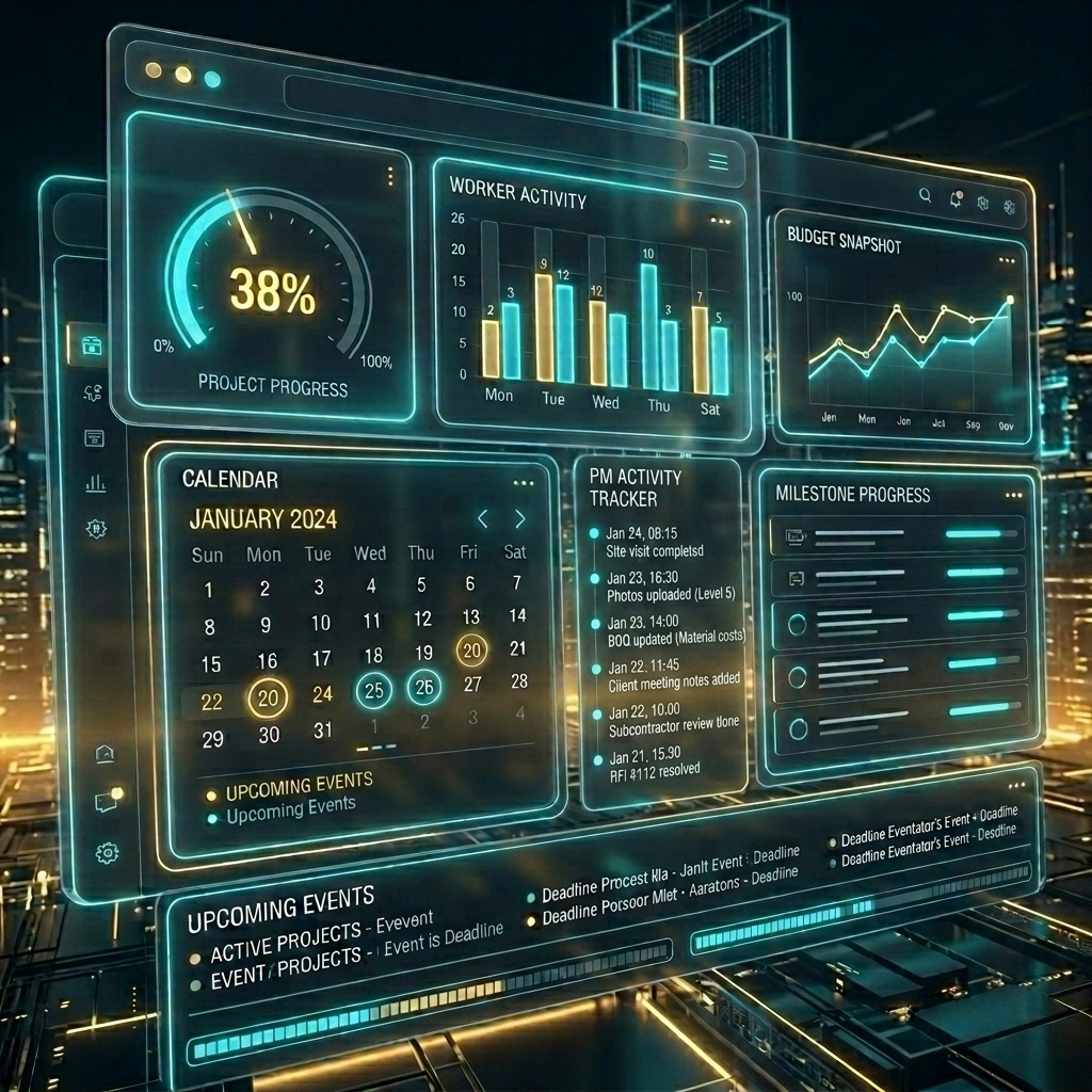Keystone Project Dashboard Interface